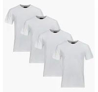 Switcher 4er-Pack Unisex T-Shirt Max Weiss, L - Farbe: Weiss - Detailfarbe: Weiss - Material: Polyester - Recycled Baumwolle - Nachhaltigkeit: OEKO-TEX® STANDARD 100 - Zielgruppe: Unisex - Altersgruppe: Erwachsene