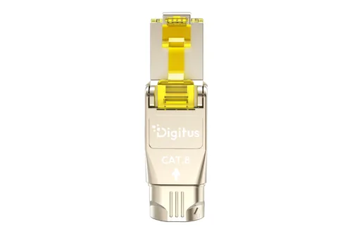 DIGITUS Feldstecker CAT 8.1 geschirmt werkzeugfreie Montage