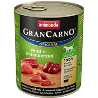 ANIMONDA GranCarno Adult Beef and duck hearts - wet dog food - 800g