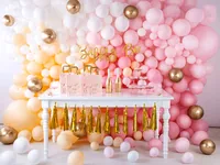 PartyDeco SP33-23-081J paper napkins Gold, Pink 20 pc(s)