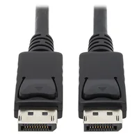 EATON TRIPPLITE DisplayPort cable /w Latches 4K 60 Hz M/M BK 10 ft. 3.05m DisplayPort cable -  DisplayPortM to DisplayPortM 3m