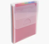 EXACOMPTA Fächermappe Crystal A4 55798E transparent 6-teilig