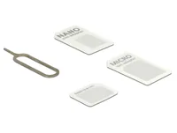 Delock SIM-Adapter 4in1 Kartenset - Zubehörtyp Mobiltelefone: SIM Adapter - Detailfarbe: Mehrfarbig