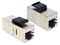 Delock Keystone-Modul RJ-45 - RJ-45, Cat.5e geschirmt, kompakt - Modultyp: Keystone - Anschluss Front: Buchse RJ-45 - Anschluss Rück: Buchse RJ-45 - Medientyp: Netzwerk - Schirmung: Ja - Verpackungseinheit: 1 Stück