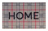 Dameco Fussmatte Home 40 cm x 60 cm - Nachhaltigkeit: Nicht angegeben - Motiv: Kein - Detailfarbe: Grau - Breite: 40 cm - Länge: 60 cm - Detailmaterial: Kokosfaser - Vinyl