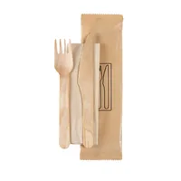 Duni Einweg-Besteckset Petit 3/1 250 Stück - Produkttyp: Einweg-Besteckset - Materialtyp: Holz - Material: Holz - Detailfarbe: Hellbraun - Länge: 21.5 cm