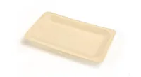 Sier Einweg-Schale 12 x 20 cm, 50 Stück - Produkttyp: Einweg-Schale - Materialtyp: Holz - Material: Holz - Detailfarbe: Hellbraun - Verpackungseinheit: 50 Stück