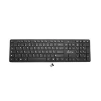 MediaRange Funk-Tastatur und Maus Set 1200 dpi schwarz