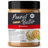 PowerFood Erdnussbutter 1 kg - Produkttyp: Nusscremen - Nährwertangabe pro: 100 g - Energiegehalt (in kj): 2345 KJ - Energiegehalt (in kcal): 560 Kcal - Fett: 46.1 g - Davon gesättigte Fettsäuren: 6.1 g