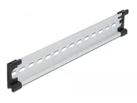 Delock Hutschiene/DIN Rail 35 x 7.5 mm, 25 cm aus Aluminium - Detailfarbe: Grau - Montage: Wand - Schaltschrank - Aufputz