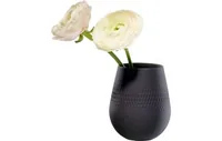 Villeroy & Boch Vase Collier noir Carré No.2 Schwarz - Assortiert: Nein - Höhe: 14 cm - Detailfarbe: Schwarz - Detailmaterial: Porzellan - Grundmaterial: Keramik