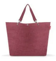 Reisenthel Tasche Shopper XL Twist Maroon - Breite: 68 cm - Detailfarbe: Bordeaux - Material: Polyester - Höhe: 45.5 cm - Länge: 20 cm