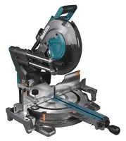 Akku-Kapp-und Gehrungssäge LS003GZ01, 40Volt + Funk Adapter, Kapp- und Gehrungssäge (blau, Bluetooth, ohne Akku und Ladegerät)