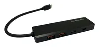 LC-Power LC-HUB-U3-4-C interface hub USB 3.2 Gen 2 (3.1 Gen 2) Type-A 10000 Mbit/s Black
