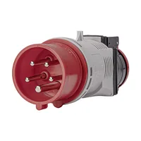 STEFFEN Adapterstecker CEE16/5 - T25 - Detailfarbe: Hellgrau - Rot - Stromanschluss Seite A: CEE 16-5 - Schalter: Nein - Stromanschluss Seite B: T25 - Typ: Kurzadapter