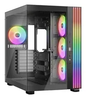 be quiet! PC-Gehäuse Light Base 600 LX Schwarz - Unterstützte Mainboards: ATX - Micro-ATX - Mini-ITX - Detailfarbe: Schwarz - Anzahl Lüfterplätze: 10 - Sichtfenster: Ja - Netzteil vorinstalliert: Nein - Gehäuse Bauart: Mid-Tower