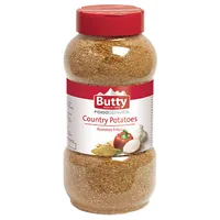 Butty Gewürz Country Potatoes Frites 700 g - Produkttyp: Gewürzmischungen - Ernährungsweise: Vegetarisch - Produktionsland: Frankreich - Zertifikate: Keine Zertifizierung - Packungsgrösse: 700 g - Fairtrade: Nein