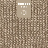 myBoshi Wolle Bamboo beige - Packungsgrösse: 1 Stück - Länge: 125 m - Material: Wolle - Bambus - Detailfarbe: Weiss - Nadelstärke: 4 mm - Waschbar bei: 40 °C