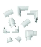 STEFFEN Zubehörset D-Line H30015 10 Stück, Weiss - Produkttyp: Durchführung - Verpackungseinheit: 10 Stück