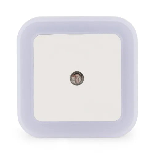 Entac Nachtlicht 0.5W quadrat. CW White Dämmerungssensor