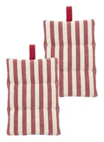 Södahl Topflappen Harmony, 15 x 23 cm, Rot, 2 Stück - Material: Recycling Baumwolle - Recycling Polyester - Detailfarbe: Rot