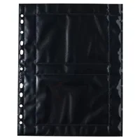 HERMA Fotosichthüllen 100 x 150 mm quer schwarz 10 Hüllen