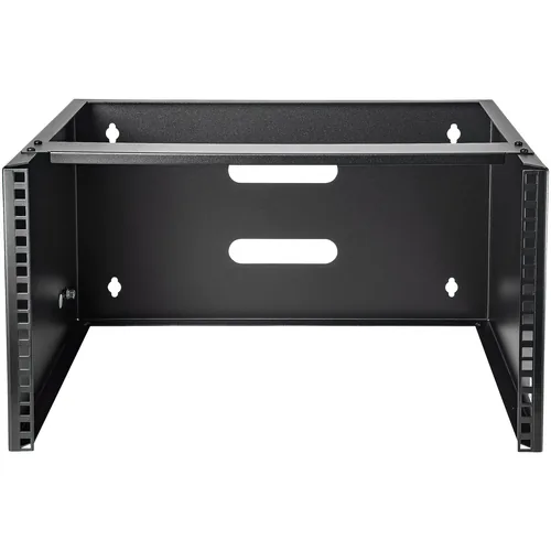 StarTech.com 6U Wall Mount Network Rack - 14 Inch Deep (Low Profile) - 19" Patch Panel Bracket for Shallow Server and IT Equipment, Network Switches - 44lbs/20kg Weight Capacity, Black