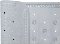 diaqua® Badewanneneinlage Smoothie Grau - Detailfarbe: Grau - Breite: 35 cm - Länge: 71 cm - Detailmaterial: Polyvinylchlorid (PVC) - Grundmaterial: Polyvinylchlorid (PVC)