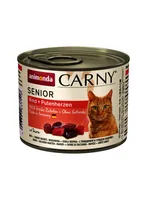 ANIMONDA Carny Senior Beef and turkey hearts - wet cat food - 200g