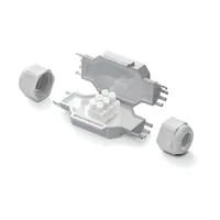 STEFFEN Gel Box Fred IPx8, max. 3 x 2.5 mm2 - Breite: 36 mm - Länge: 80 mm - Tiefe: 23 mm - Schutzklasse: IPX8 - Montage: Aufputz - E-Nr.: 0