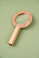 JABADABADO Lupe Bienen C2577 aus Holz, rosa