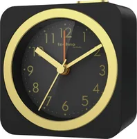 Technoline Wecker analog Modell C Gold - Betriebsart: Batteriebetrieb - Funksignal: Ja - Funktionen: Alarm - Weckfunktion - Ausstattung: Zeit - Displaytyp: Analog - Detailfarbe: Schwarz
