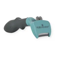 FURminator 141228 pettine e spazzola per animali Grigio, Colore foglia di tè Gatto Spazzola rimuovi pelo