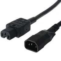 Bachmann Netzkabel C14 Stecker/ C15 Buchse 3m