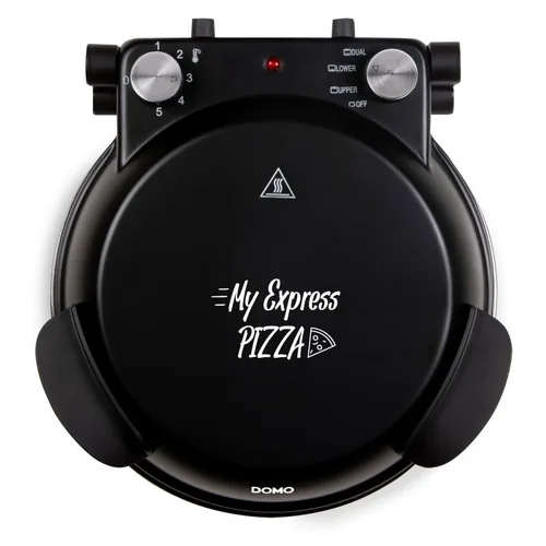 Domo DO9285PZ pizza maker/oven 1 pizza(s) 1200 W Black