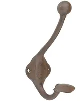 Esschert Design Wandhaken Kleider- und Huthaken - Detailfarbe: Braun
