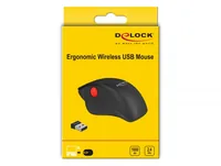 DELOCK Ergonomische USB Maus - kabellos