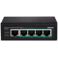 TRENDnet 5-Port Industrial Fast Eth. PoE DIN-Rail Switch