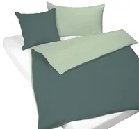 Nobilium Duvetbezug Mia 160 x 210 cm, Green/Mint - Eigenschaften: Keine Eigenschaft - Zertifikate: Keine Zertifizierung - Grösse: 160 x 210 cm - Motiv: Ohne Motiv - Detailfarbe: Mint - Grün - Verschlusstyp: Reissverschluss