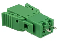 Terminalblock Set für Platine 2 Pin 3,81 mm Rastermaß vertikal