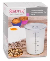 Städter Messbecher 5 dl, Transparent - Produkttyp: Messbecher - Materialtyp: Kunststoff - Material: Silikon - Detailfarbe: Transparent - Set: Nein - Volumen: 5 dl