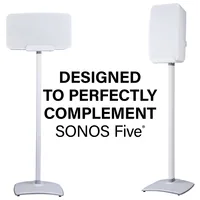 SANUS Lautsprecherständer für Sonos Five und Play:5 Weiss - Paarweise: Nein - Maximale Tragkraft: 6.8 kg - Detailfarbe: Weiss - Typ: Ständer - Eigenschaften: Keine