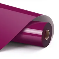 LOKLIK Plotterfolie Basic 30.5 x 180 cm, 1 Stück, Dunkelrosa - Geeignet für Drucker: Nein - Detailfarbe: Dunkelrosa - Aussenanwendung: Nein - Selbstklebend: Nein - Aufbügelbar: Ja - Folientyp: Aufbügelfolie Flex