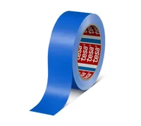 tesa Verpackungsband Premium 19 mm x 66 m, Blau - Breite: 19 mm - Länge: 66 m - Verpackungseinheit: 1 Stück - Detailfarbe: Blau - Klebehaftung: Hoch - Art: Verpackungsband