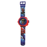 Lexibook Spider-Man Digital-Projektionsuhr - Sprache: Englisch - Altersempfehlung ab: 3 Jahren - Speicherkapazität: 0 GB - Detailfarbe: Rot - Blau