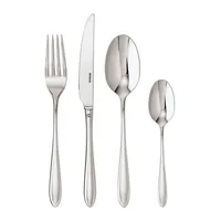 Sambonet Besteck-Set Dream 24-teilig, Silber - Produkttyp: Besteck-Set - Material: Edelstahl 18/10 - Griffmaterial: Edelstahl 18/10 - Detailfarbe: Silber - Anzahl Teile: 24 Teile - Spülmaschinenfest: Ja
