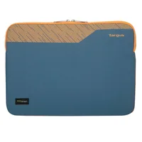 Targus Notebook-Sleeve Pulse II EcoSmart 13-14'' Blau - Tragemöglichkeit: Ohne Tragevorrichtung - Bildschirmdiagonale: 14  - Detailfarbe: Blau - Material: Polyester - Neopren - Eigenschaften: Zertifikat - Keine Eigenschaft - Recycled Plastic