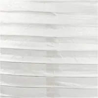 Creativ Company Lampion Ø 20 cm Weiss, 1 Stück - Motiv: Ohne Motiv - Verpackungseinheit: 1 Stück - Detailfarbe: Weiss