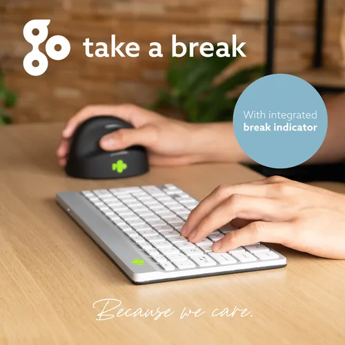 R-GO COMPACT BREAK ERGONOMIC KEYBOARD AZERTY (FR) BLUETOOTH W