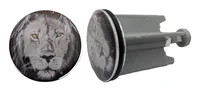 diaqua® Universalstopfen Lion Ø 40 mm, 68 - 100 mm - Durchmesser: 40 mm - Farbe: Grau - Material: Kunststoff - Messing